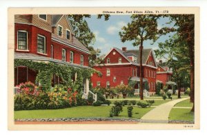 VT - Fort Ethan Allen. Officers' Row