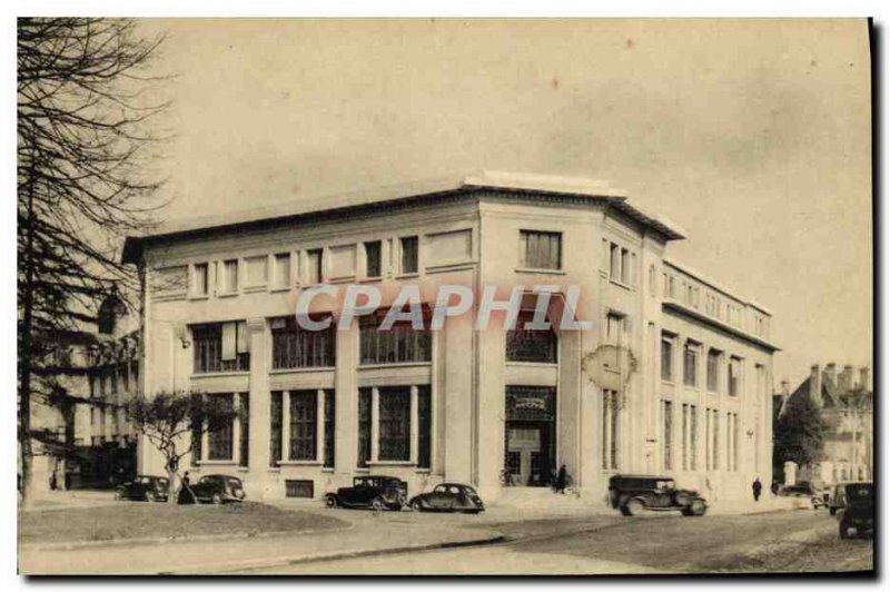 Old Postcard Caen La Grande Poste