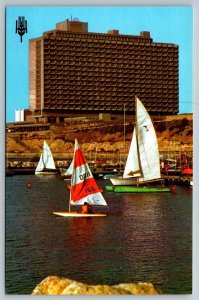 Tel Aviv Hilton Hotel  Israel  Postcard