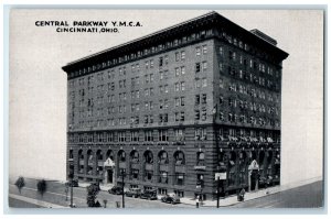 c1910's Central Parkway Y.M.C.A. Building Exterior Cincinnati Ohio OH Postcard