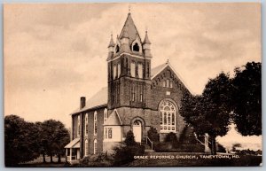 Vtg Taneytown Maryland MD Grace Reformed Church Old View Postcard
