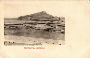 PC ADEN REGIMENTAL BARRACKS YEMEN (a32071)