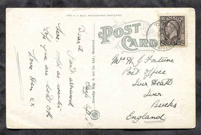 4896 - Canada GASPE Quebec. Real Photo Postcard