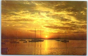 Postcard - Sunset Scenery - Maine