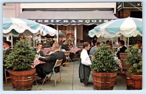 WASHINGTON D.C. ~ Terrace CHEZ FRANCOIS French Restaurant c1960s  Postcard