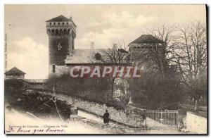 Old Postcard Around Cremieu Castle Town