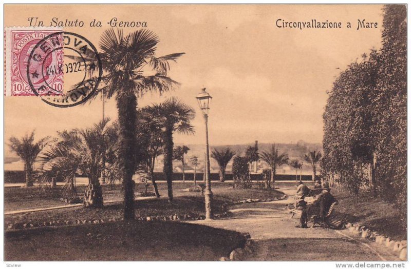 Circonvallazione A Mare, Un Saluto Da Genova (Liguria), Italy, 1900-1910s