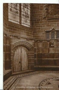 Lancashire Postcard - Liverpool Cathedral - The Chapter House - Real Photo A6220