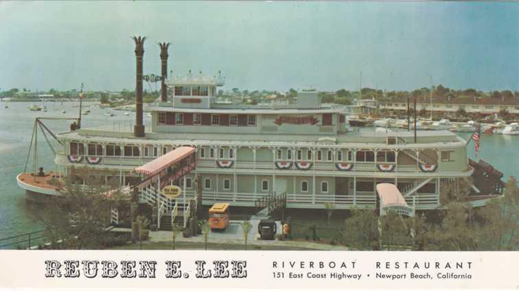 The Reuben E Lee Riverboat Restaurant - Newport Beach CA, California