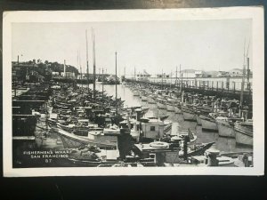 Vintage Postcard 1915-1930 Fisherman's Wharf San Francisco California (CA)