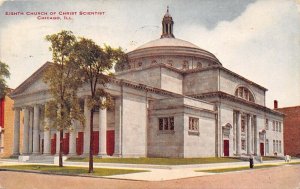 Chicago Illinois~ 8th Church of Christ Scientist~Cupola Atop Dome~c1910 Postcard