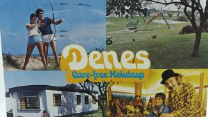 Vintage Postcard Denes Carefree Holidays Holiday Village Suffolk Multiview