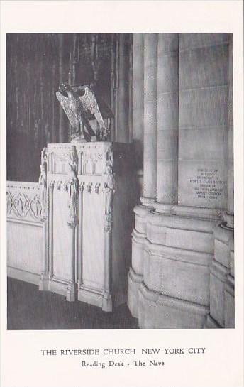 Reading Desk The Nave The Riverside Church New York City New York