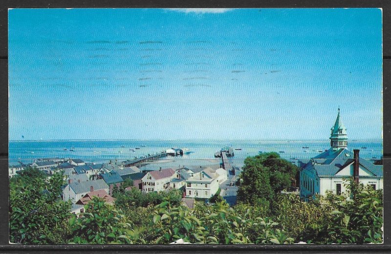 Massachusetts, Cape Cod - Provincetown Harbor From Town Hill - [MA-095]