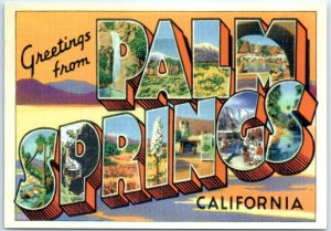 Postcard - Greetings from Palms Springs, California