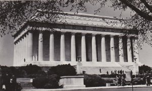 Washington D C The Lincoln Memorial Real Photo