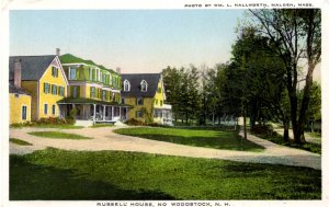 North Woodstock, New Hampshire - A view of the Russell House - c1920