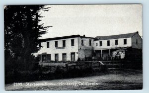 MONTEREY, CA ~ Famous STEVENSON HOUSE 1910 PNC  Postcard