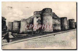 Old Postcard Angers Le Chateau