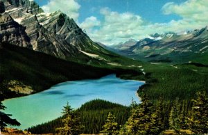 Canada Peyto Lake In The Canadian Rockies 1960