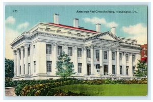 American Red Cross Building, Washington D.C. Linen Vintage Postcard 