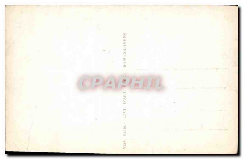 Old Postcard Happy Easter Flowers Butterfly