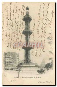 Old Postcard Paris Le Puits de Grenelle Artesien