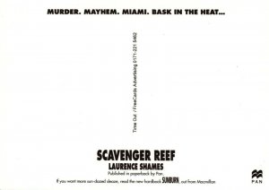 Literature Advertising Postcard - Scavenger Reef, Laurence Shames RR8538