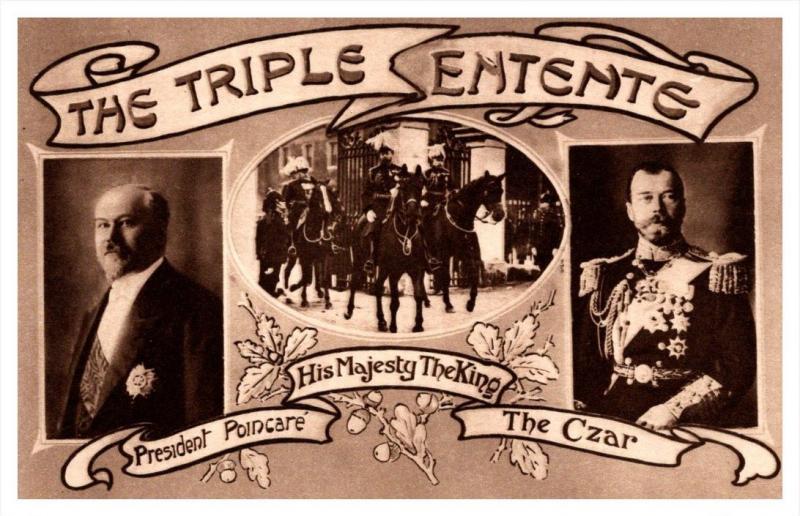 19103  The Triple Entente France President Poincare Russia Czar Nicolas  II