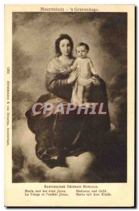 Old Postcard Mauritshuis S Gravenhage Bartholome Esteban Murillo Matia met he...