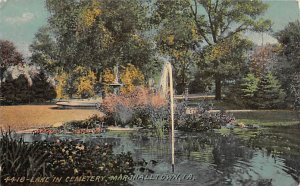 Lake in Cemetery Marshalltown, Iowa  