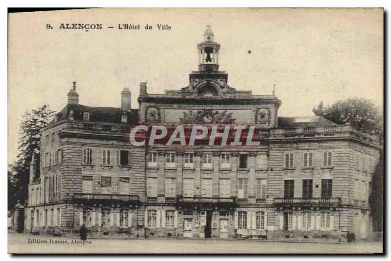 Old Postcard Alencon L & # 39Hotel City