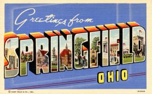 Large Letter - Springfield, Ohio