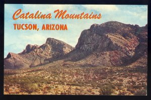 Majestic Tucson, Arizona/AZ Postcard, Catalina Mountains