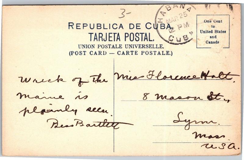 A Country Hut, Thatch Cuba Vintage Postcard I12