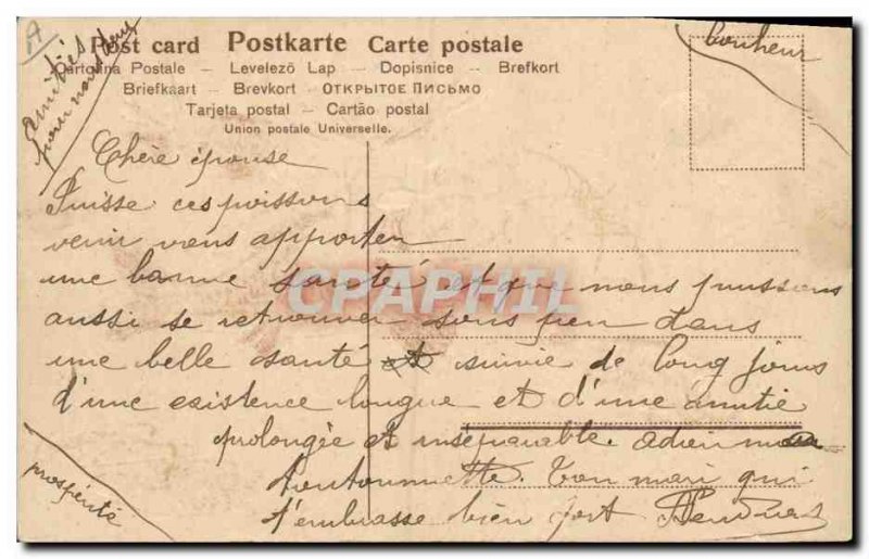 Old Postcard Fantasy Easter April 1st