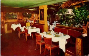 Postcard The Tropics Restaurant 2254 Kalakaua Waikiki Beach, Honolulu, Hawaii