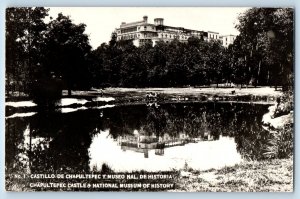Mexico Postcard Chapultepec Castle & Museum of History c1910 RPPC Photo