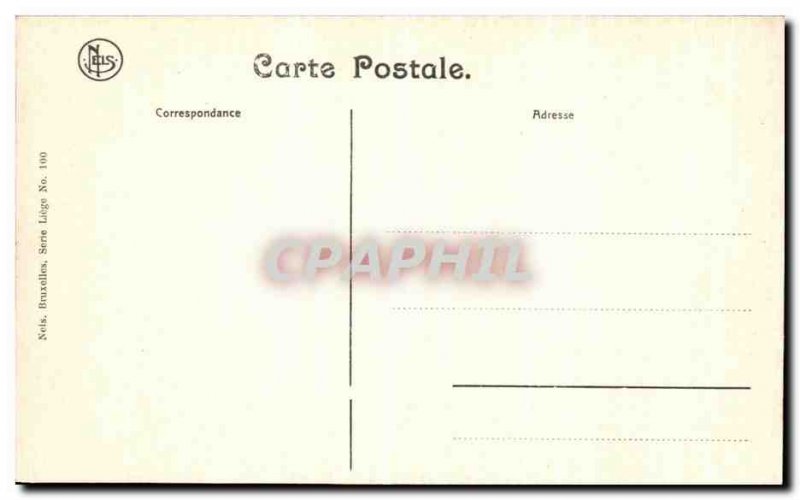 Old Postcard Liege Arches Bridge