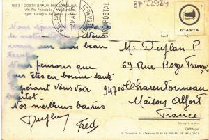 BF22984 costa brava mallorouina   spain front/back image