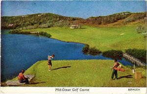 PC GOLF, MID-OCEAN GOLF COURSE, BERMUDA, Modern Postcard (b45468)