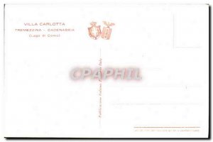 Postcard Old Tremezzina Villa Carlotta Cadenabbia Lake Como