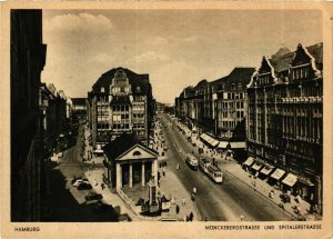 CPA AK Hamburg- Monckeberg und Spitalerstrasse GERMANY (900626)