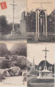 RELIGION CATHOLIC STATUES CROSSES France 700 Vintage Postcards pre-1940 (L5777)