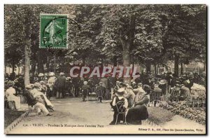 Vichy Old Postcard For Music in the Park & ​​# 39ancien
