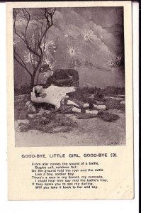 Good Bye Little Girl Good Bye 3, Poem,  Soldier in Kilt Dying