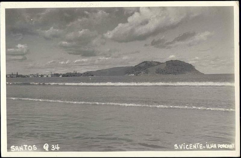 brazil, SANTOS, S. Vicente, Ilha Porchat (1930s) RPPC