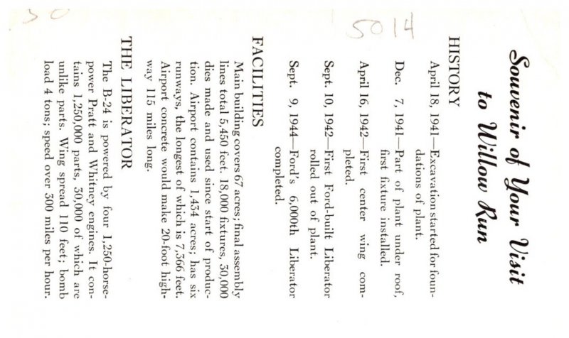 Willow Run The Liberator , B-52