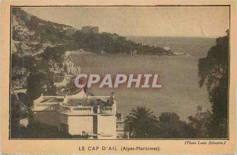 Old Postcard The Beausoleil Alpes Maritimes