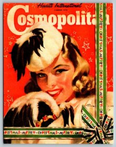 Cosmopolitan Magazine  Merry Christmas   Replica  Postcard